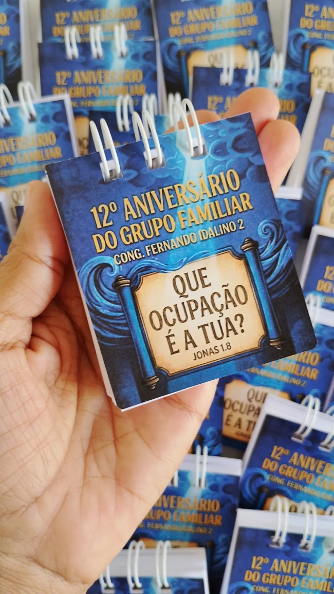 100 Blocos Minizinhos / Personalizados com sua arte ou logo
