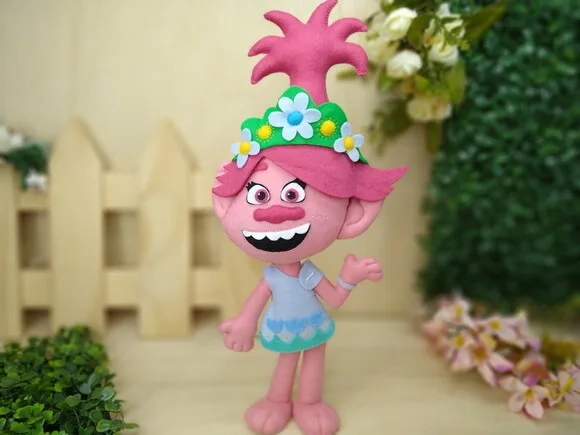 Poppy - Trolls de Feltro