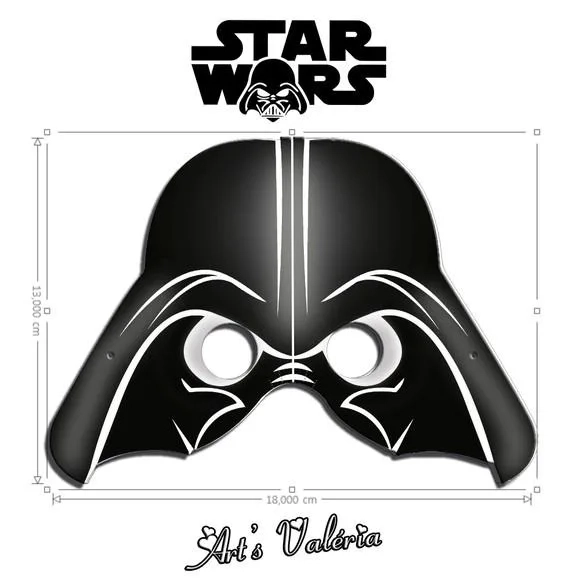 Máscara do Darth Vader dos Star Wars