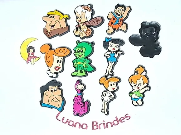 Ponteira P/lápis os Flintstones Emborrachado 10 Unidades