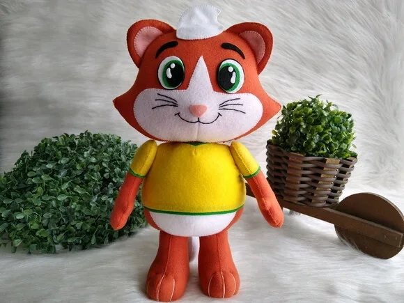 Gato em Feltro