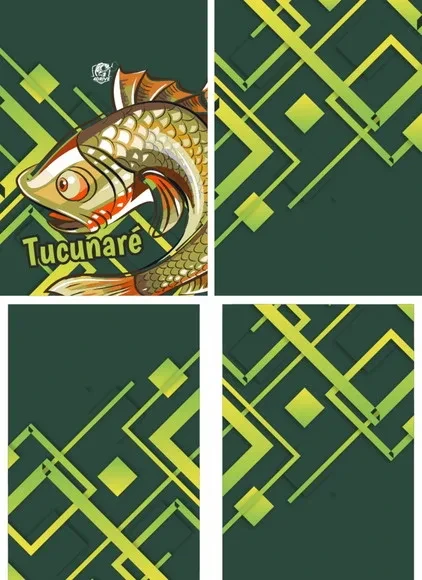 Arte Estampa Camisa Pesca-mod-0245