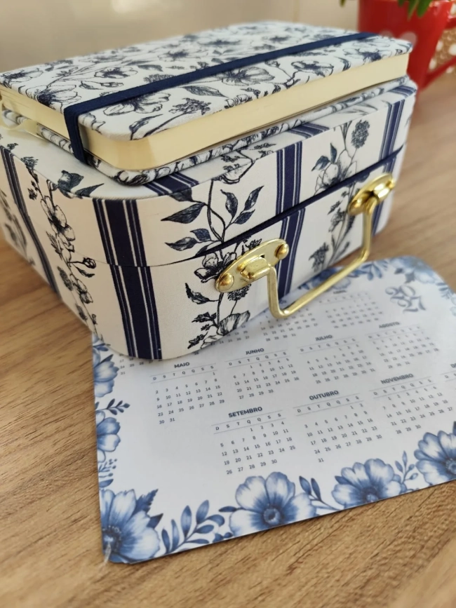 Kit Presente - Artesanal Chic Azul