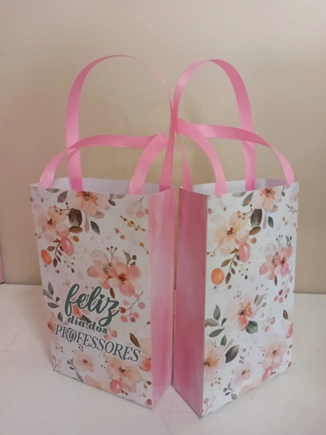 Sacolinhas Personalizadas Dia dos professores para Lembrancinhas