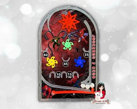 Pinball Fliperama Homem Aranha