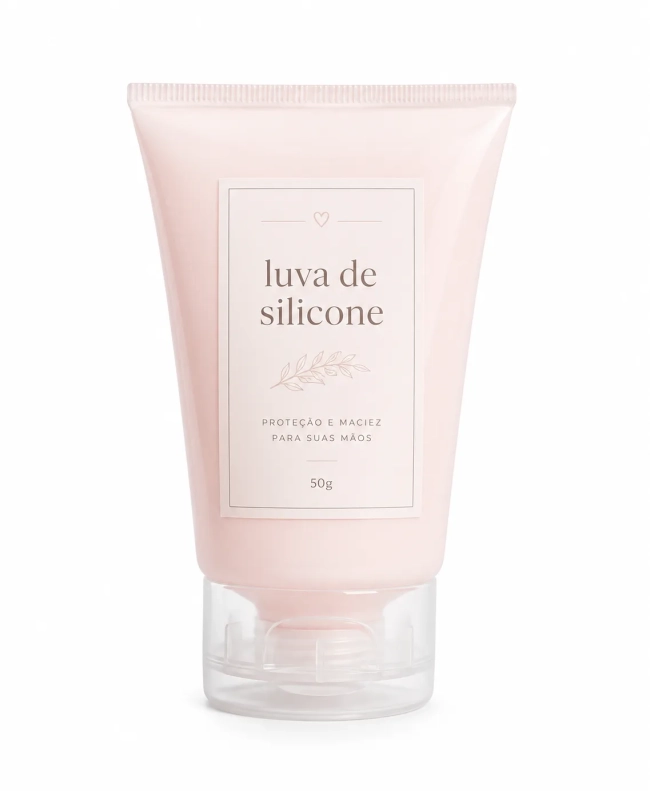 Luva de Silicone Hidratante Personalizada | Lembrancinha para Clientes, Brinde Corporativo, Loja, Empresa, Eventos e Casamentos