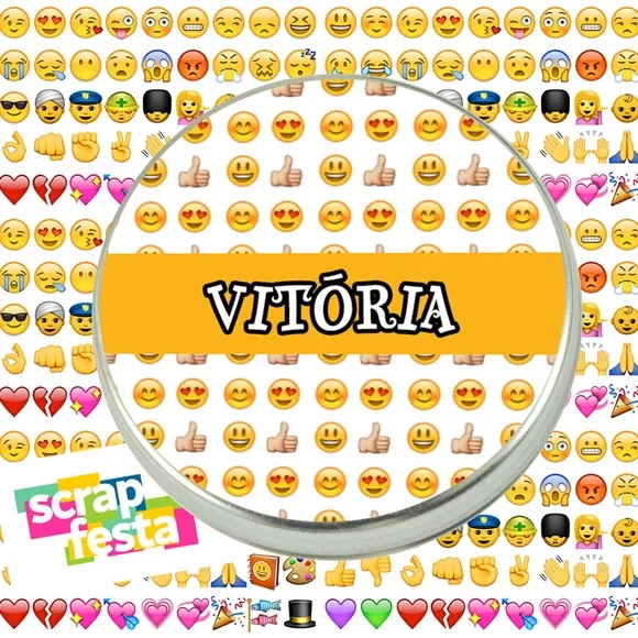 Latinhas Personalizadas Festa Emoticons
