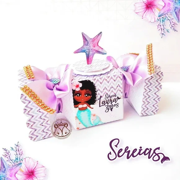 Kit 60 Lembrancinhas Sereia