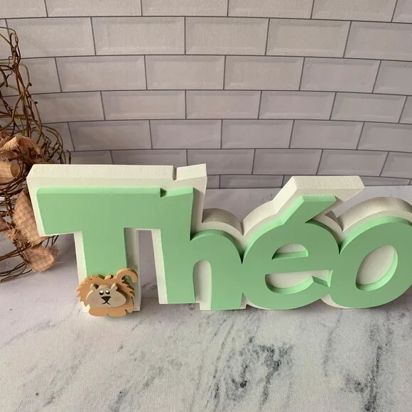 Decoração de Quarto Infantil - Sobreposição Nome em mdf