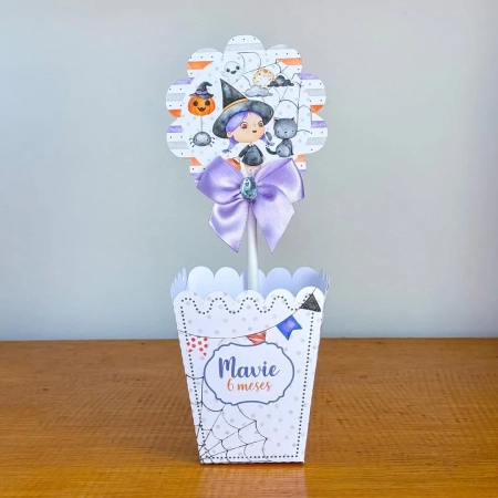 PEGUE E MONTE - Centro de Mesa HALOWEEN - Decoração de Festa | Lembrancinhas | Aniversário | Personalizados