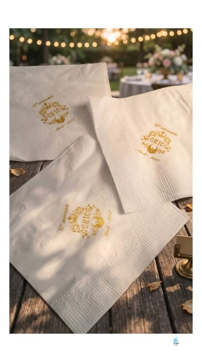 Guardanapo de Papel Coquetel Personalizado com sua Arte