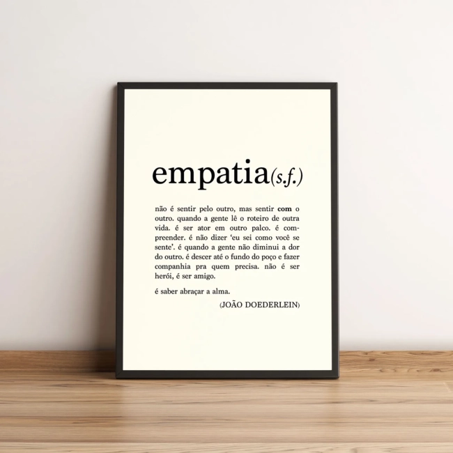 Quadro Significado de Empatia 13
