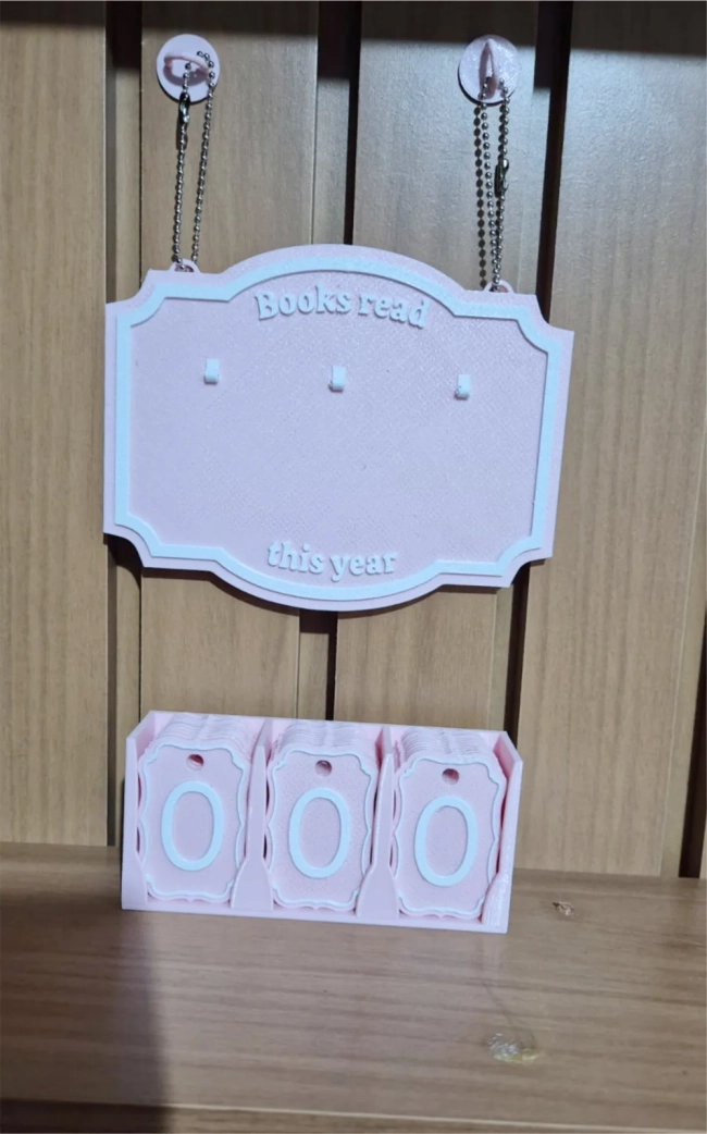 Mini Contador de livros (Impressão 3D)