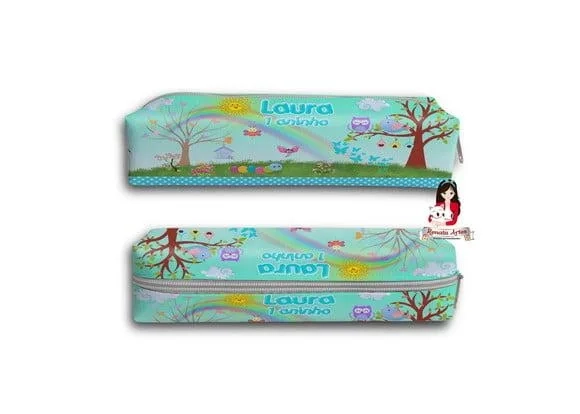 Estojo Personalizado Jardim