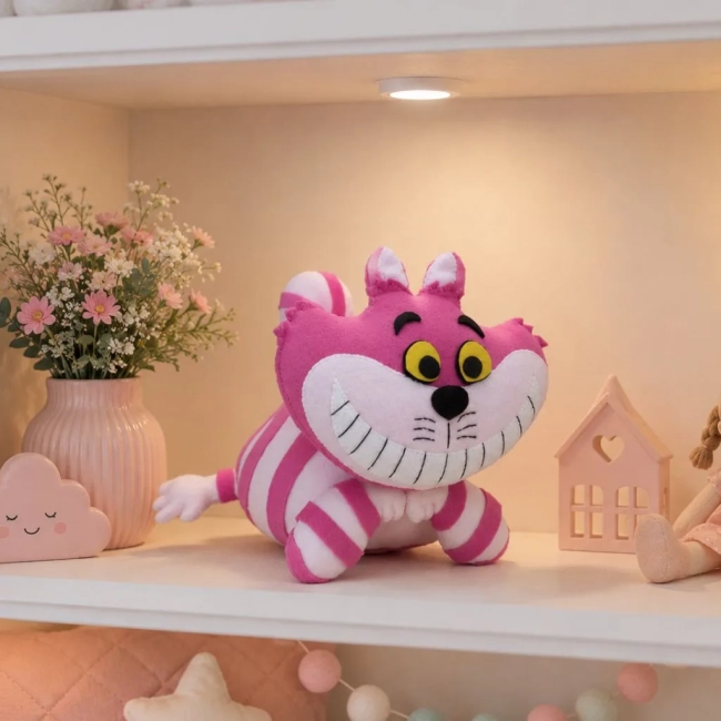 Boneco Gato De Cheshire Da Alice No País Maravilhas