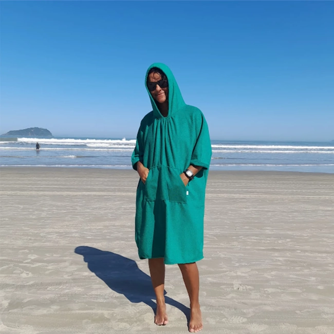 Roupão pós praia