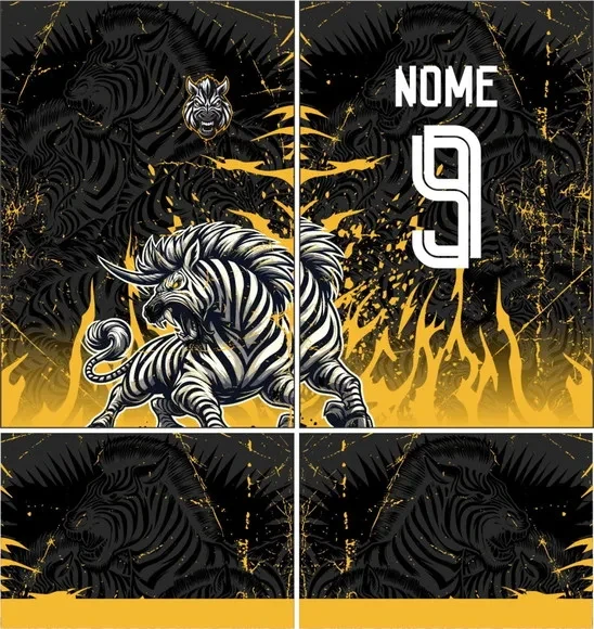 Arte Vetor Camisa Interclasse Zebra 365