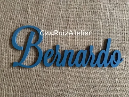 Nome de Parede em mdf Decoração Bebê