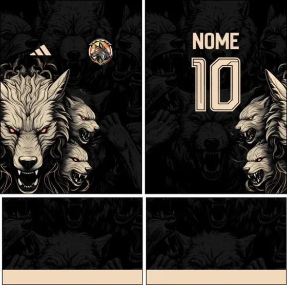 Arte Vetor Camisa Interclasse Lobos Mod-175
