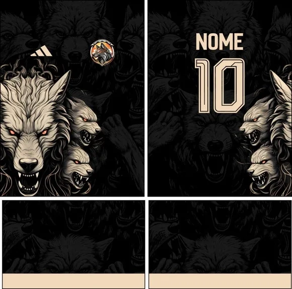 Arte Vetor Camisa Interclasse Lobos Mod-175