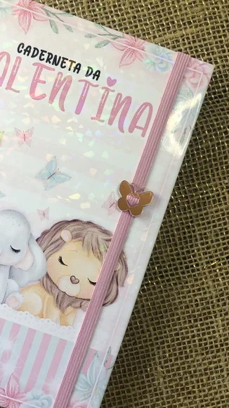 Caderneta de Saúde / Vacinação Personalizada - Safari Rosa
