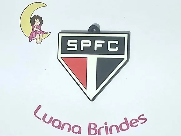Pingente Time Emborrachado Pacote com 6 Unidades