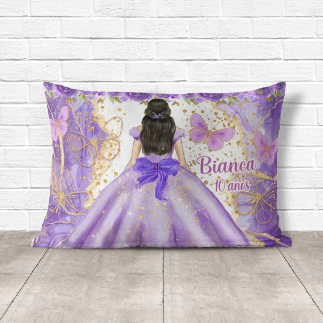 Almofada Personalizada lembrancinhas de 15 Anos