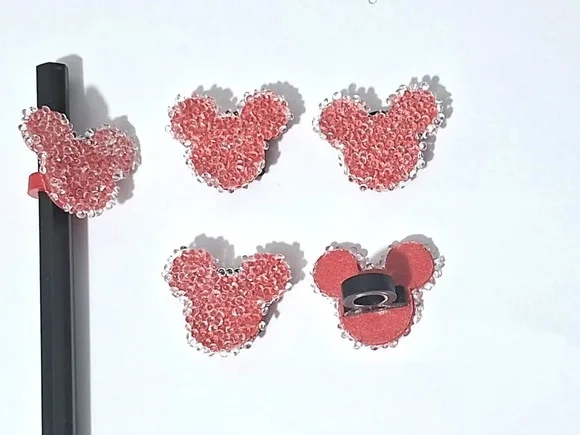 Lápis C/ponteira Minnie Eva com Pedrinhas Pacote C/6 Peças