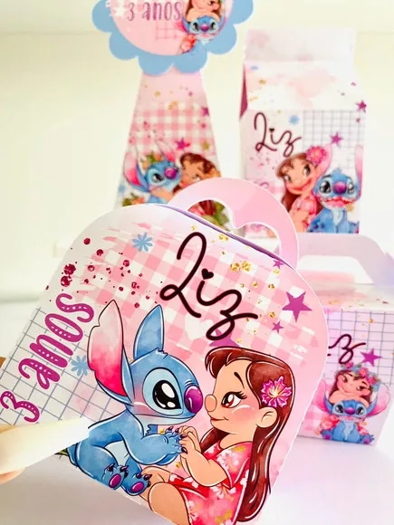 Kit 30 Lembrancinhas Lilo e Stitch