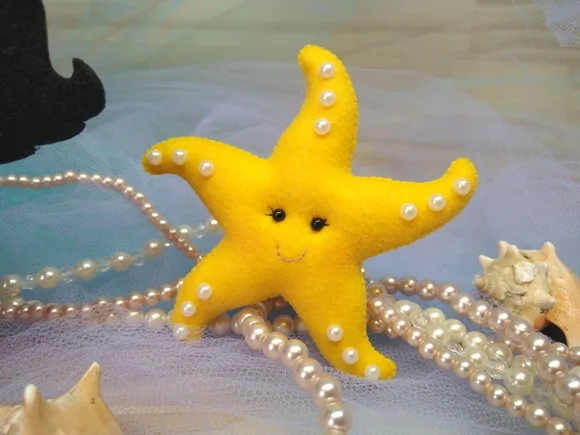 Estrela do Mar em Feltro