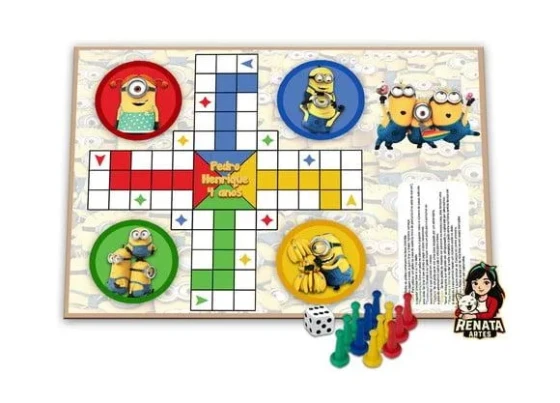 Jogo de Ludo Personalizado Minions