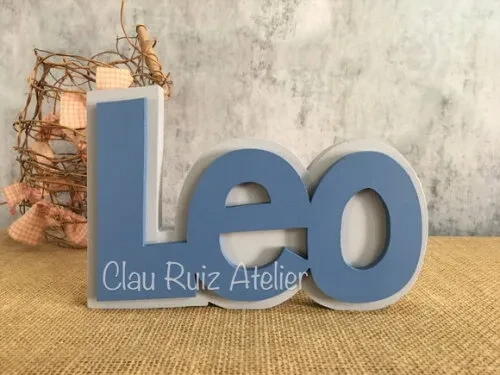 Letras Decorativas de mdf Sobreposição