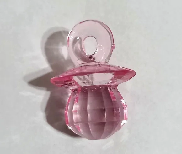 Pingente Chupetinha Fracetada Grande 4cm -5 Unidades