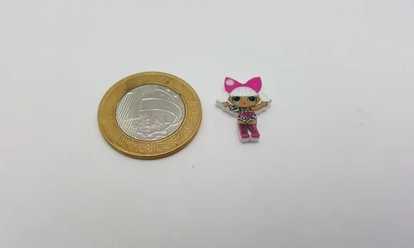 Pingente LOL Diva em Acrílico UV de 2cm