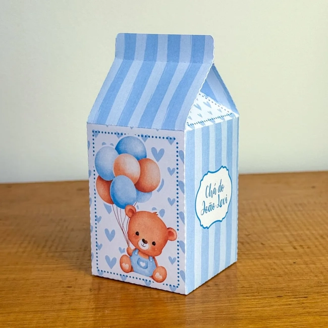 PEGUE E MONTE - Kit Festa URSINHO AZUL - Decoração de Festa | Lembrancinhas | Aniversário | Personalizados