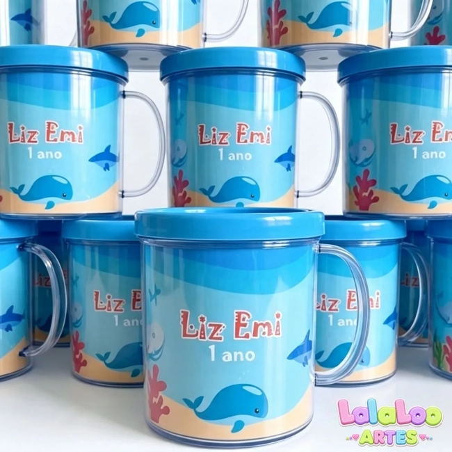 Caneca Fundo do Mar Personalizada