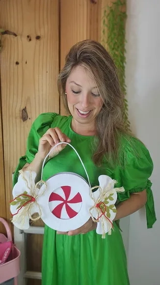 Bolsa de Feltro Natalino