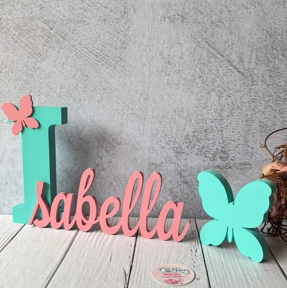 Jardim Encantado - Nomes Personalizados + Borboleta