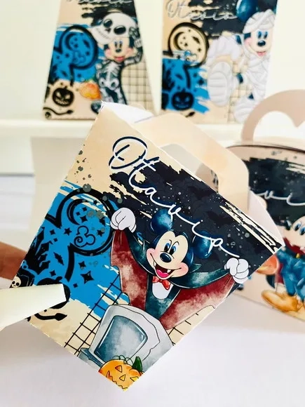 Kit 60 Lembrancinhas Mickey Halloween