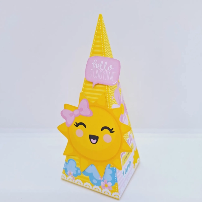 PEGUE E MONTE - Kit Festa MEU RAIO DE SOL - Decoração de Festa - Caixinhas Personalizadas