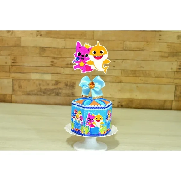 Centro de Mesa Menino Baby Shark
