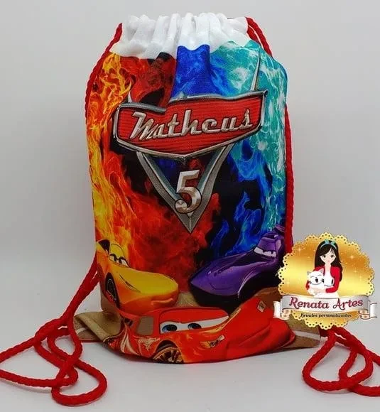 Mochila de Tecido Carros 2017