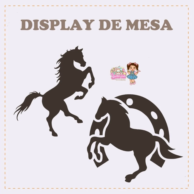 Kit Festa Só Um Bolinho CAVALO - Decoração de Festa