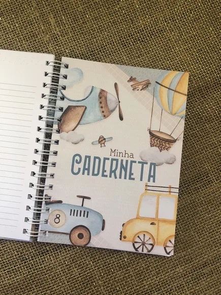 Caderneta de Saúde Vacinação Personalizada Veiculos Vintage