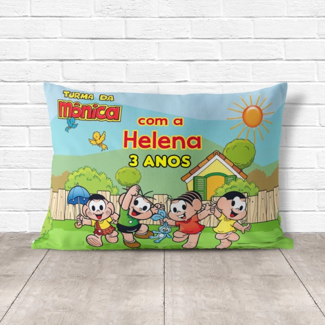 Almofada Personalizada lembrancinhas Turma da Mônica