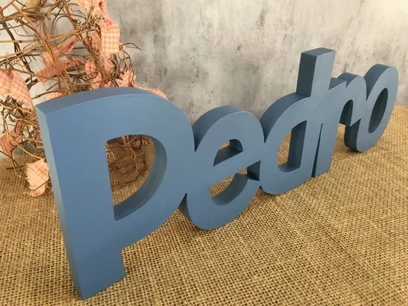 Letras Decorativas - nome em MDF