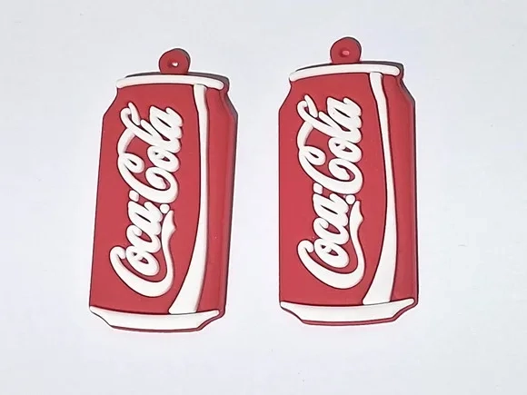 Pingente Coca Cola Emborrachado Pacotes com 6 Unidades
