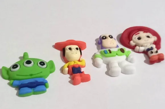 Aplique Toy Story Emborrachado - 6 Unidades