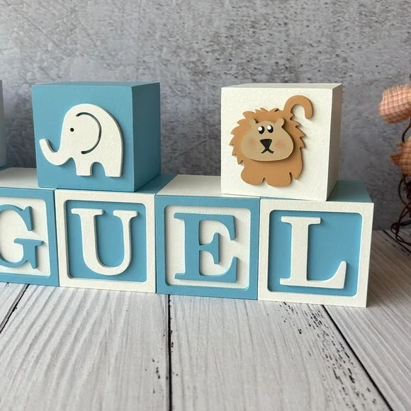 Safari Cubos 6x6cm - Decoração Bebè