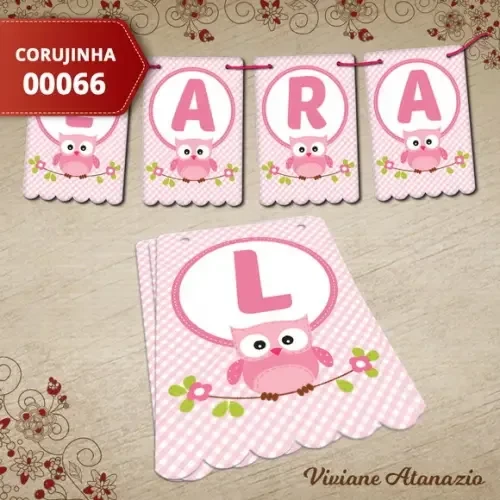 Bandeirola Corujinha - 00066